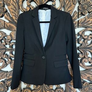 Express Black Blazer - Woman’s Black Jacket - Business Attire - Academia Size 2
